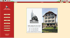Desktop Screenshot of hoteldelagare-moudon.ch